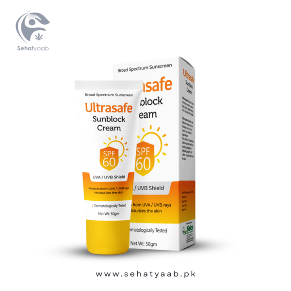 Ultrasafe SPF Sunblock Cream — Broad Spectrum UVA/UVB