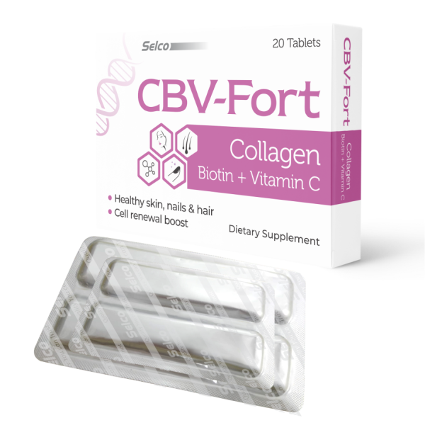 "CBV Fort – Beauty Supplement with Collagen, Biotin & Vitamin C for Radiant Skin & Strong Hair"