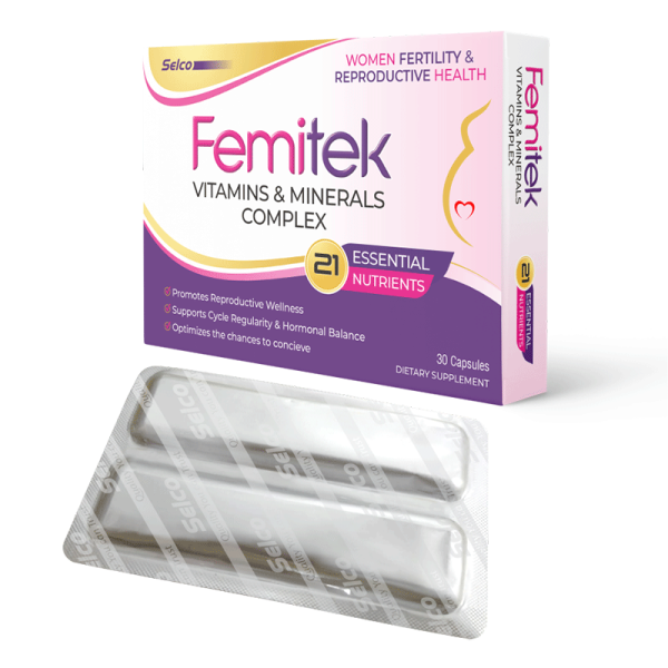 " Femitek - Essential Vitamin for Females"