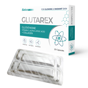 "GLUTAREX – Skin Brightening, Anti-Aging & Hydration Supplement with Glutathione, Vitamin C, ALA & Collagen"